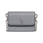 Refined Calf Leather Half Flap Card Case