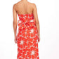Vendome Dress In Scarlet Bloom