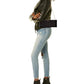 Saint Laurent Croc-Embossed Patent Clutch