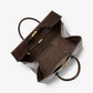 Campbell Crocodile Embossed Leather Weekender Bag