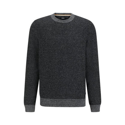 Men's Herringbone Structure Regular-Fit Sweater
