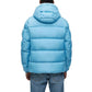Men's Logo Badge Water-Repellent Hooded Puffer Jacket