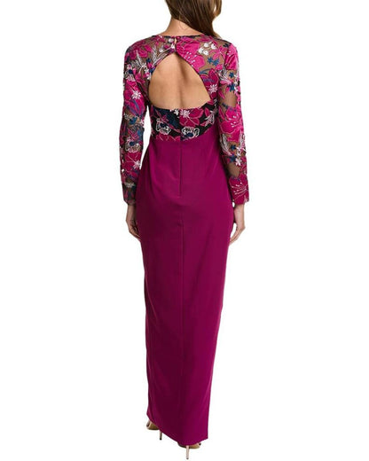 Marchesa Notte Embroidered Gown