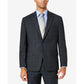 Men's Modern-Fit Airsoft Stretch Wool Suit Jacket