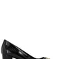 Michael Michael Kors Jilly Logo Plaque Pumps