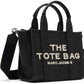 Black 'The Woven Small Tote Bag' Tote