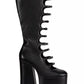 The Kiki 150MM Platform Leather Knee-High Boots