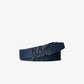 Logo Buckle Leather Belt