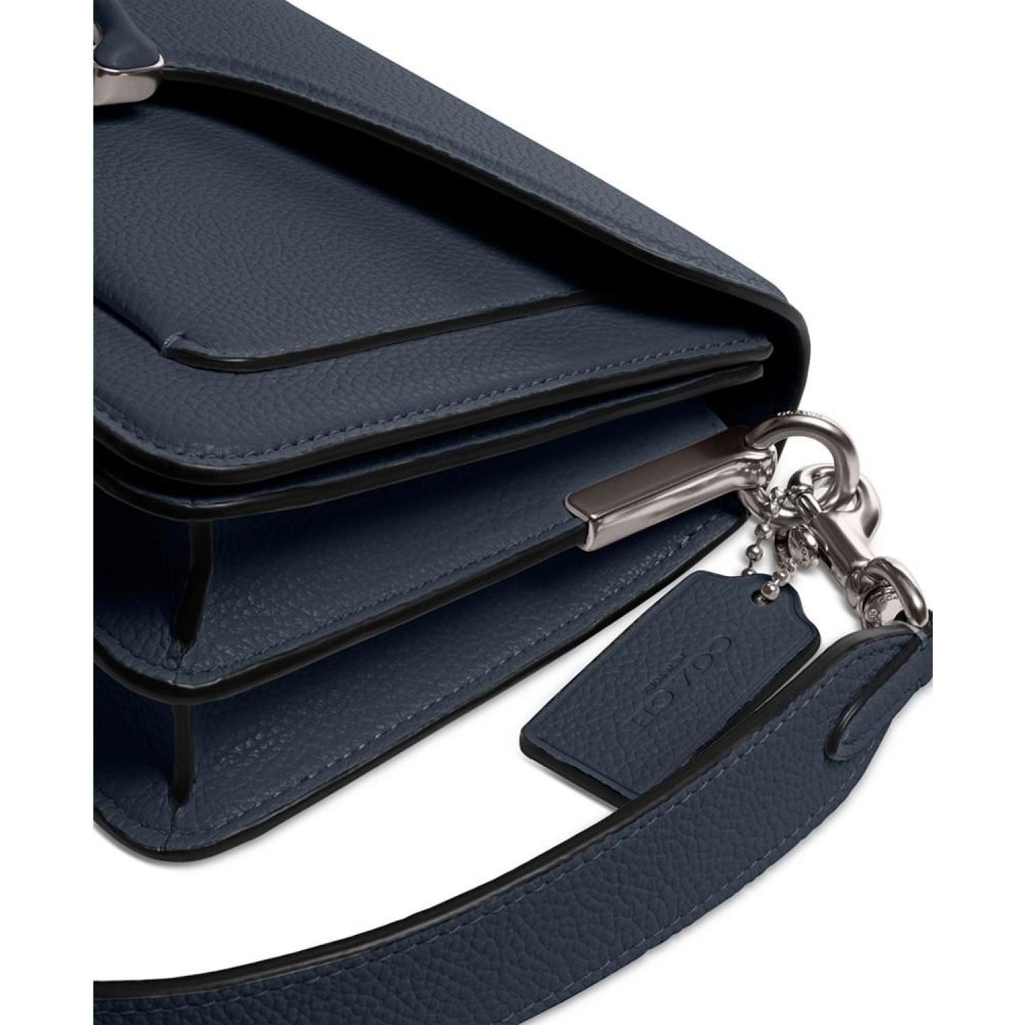 Tabby 26 Polished Pebble Leather Shoulder Bag