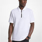 Cotton Half-Zip Polo Shirt