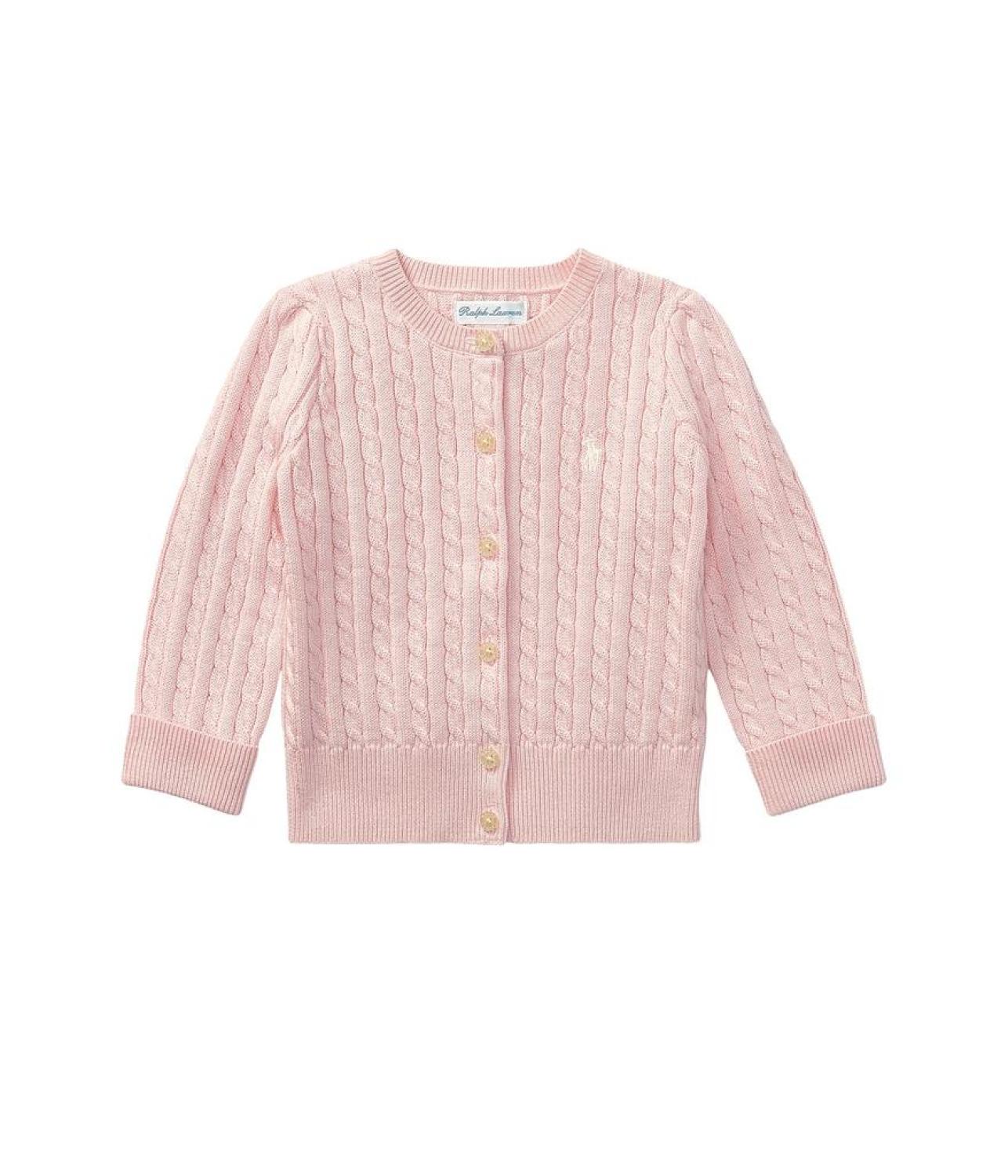 Cable-Knit Cotton Cardigan (Infant)