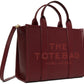 Burgundy 'The Leather Medium' Tote