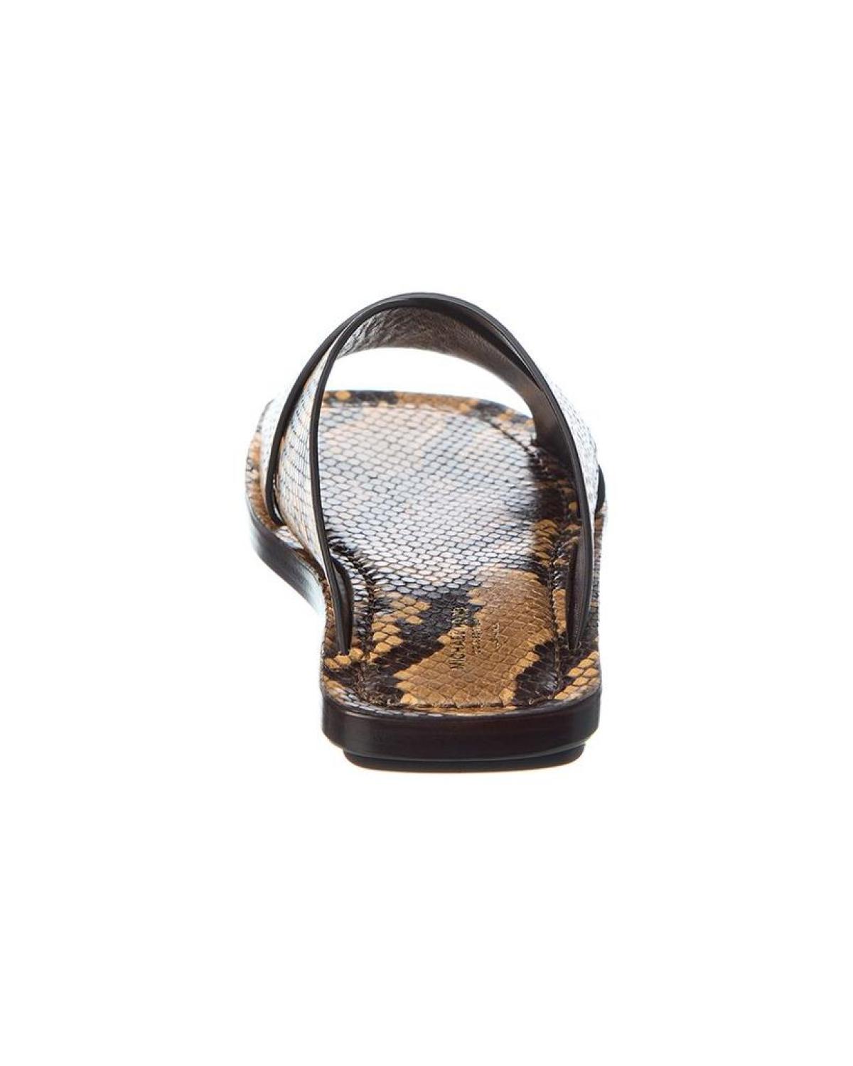 Michael Kors Collection Ruth Leather Sandal
