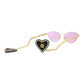 Cat Eye-Frame Metal Sunglasses