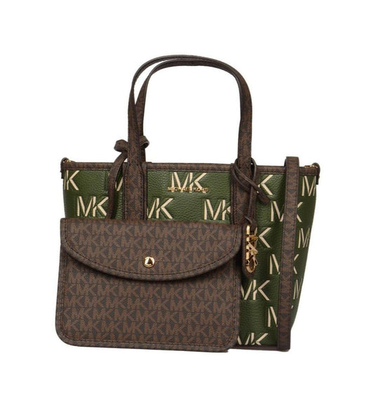 Michael Kors Eliza All-Over Logo Printed Tote Bag