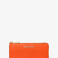 Jet Set Travel Large Saffiano Leather Quarter-Zip Wallet