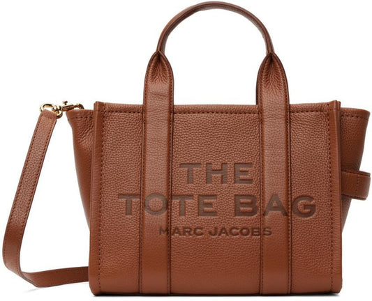 Brown 'The Leather Small' Tote