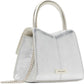 Silver 'The St. Marc Mini' Top Handle Bag