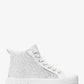 Evy Embellished Scuba High-Top Sneaker