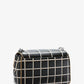 Soho Large Contrast Trim Quilted Faux Leather Shoulder Bag