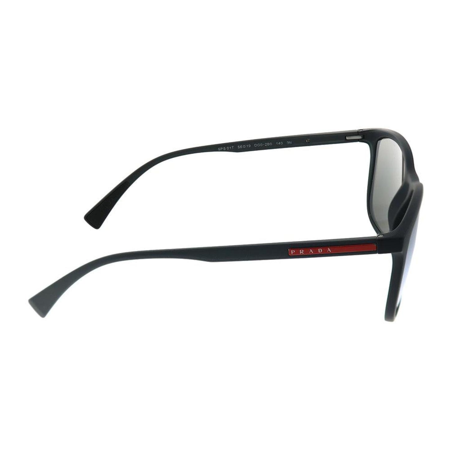 Prada Linea Rossa Lifestyle PS 01TS DG02B0 Unisex Rectangle Sunglasses