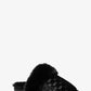 Tula Logo Embossed Velvet Slipper