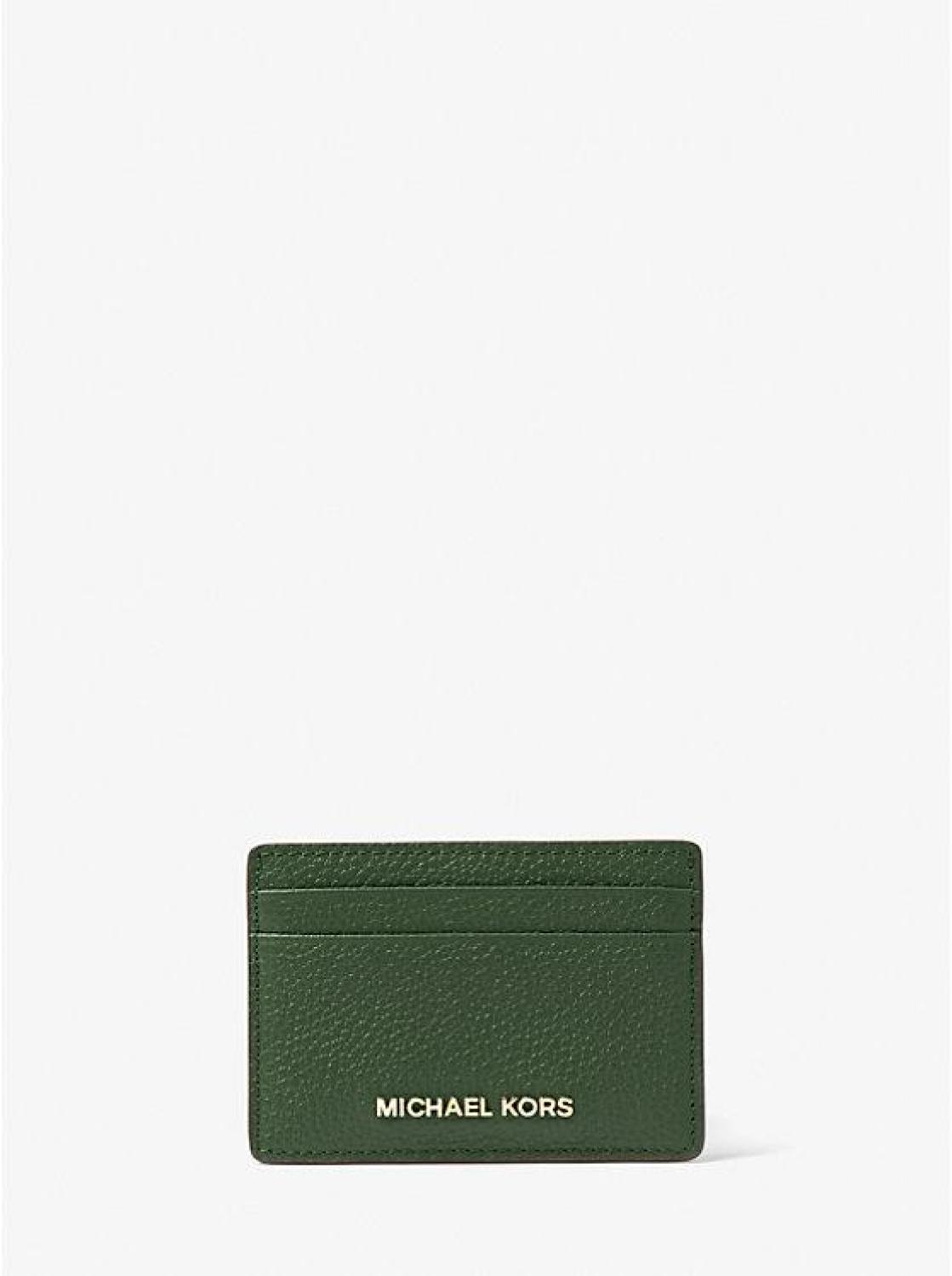 Pebbled Leather Card Case