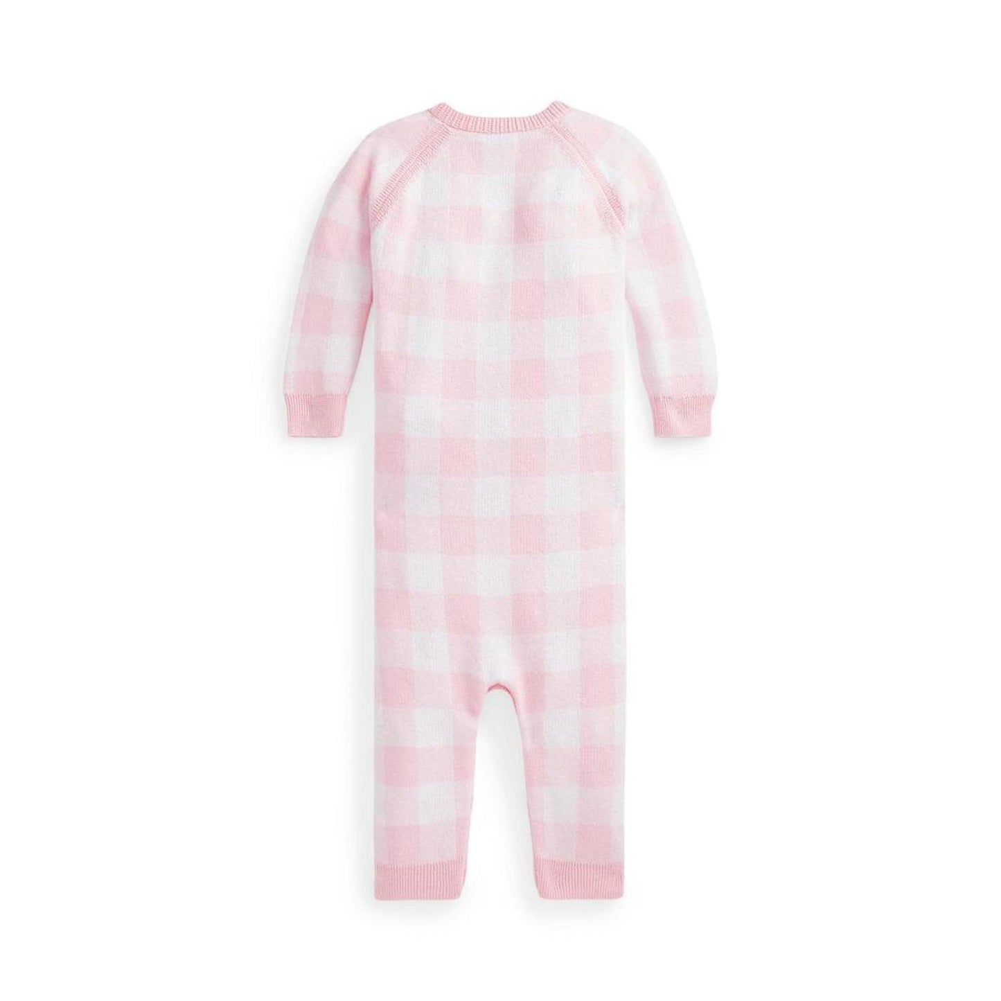 Gingham Cotton Sweater Coverall (Infant)