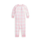 Gingham Cotton Sweater Coverall (Infant)