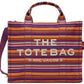 Purple Medium 'The Stripe Traveler Tote' Tote