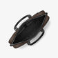 Hudson Logo and Leather Briefcase