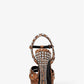 Rosanna Studded Python Platform Sandal