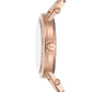 Women's Corey Three-Hand Rose Gold-Tone Alloy Watch 38mm