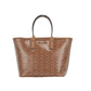 Michael Kors Jodie Small Jacquard Logo Recycled Polyester Tote Handbag Luggage Women's