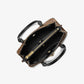 Ruby Small Leopard Print Calf Hair Satchel