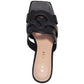 Tillie "C" Emblem Kitten-Heel Dress Sandals