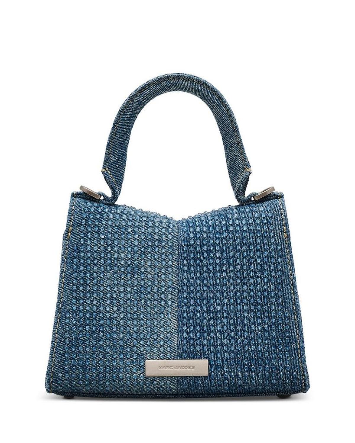 The Crystal Denim St. Marc Mini Top Handle