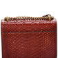 Saint Laurent Sunset Small Python Shoulder Bag