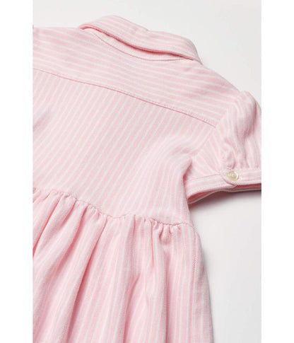 Striped Knit Oxford Dress (Infant)