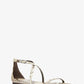 Polly Python Embossed Leather Sandal
