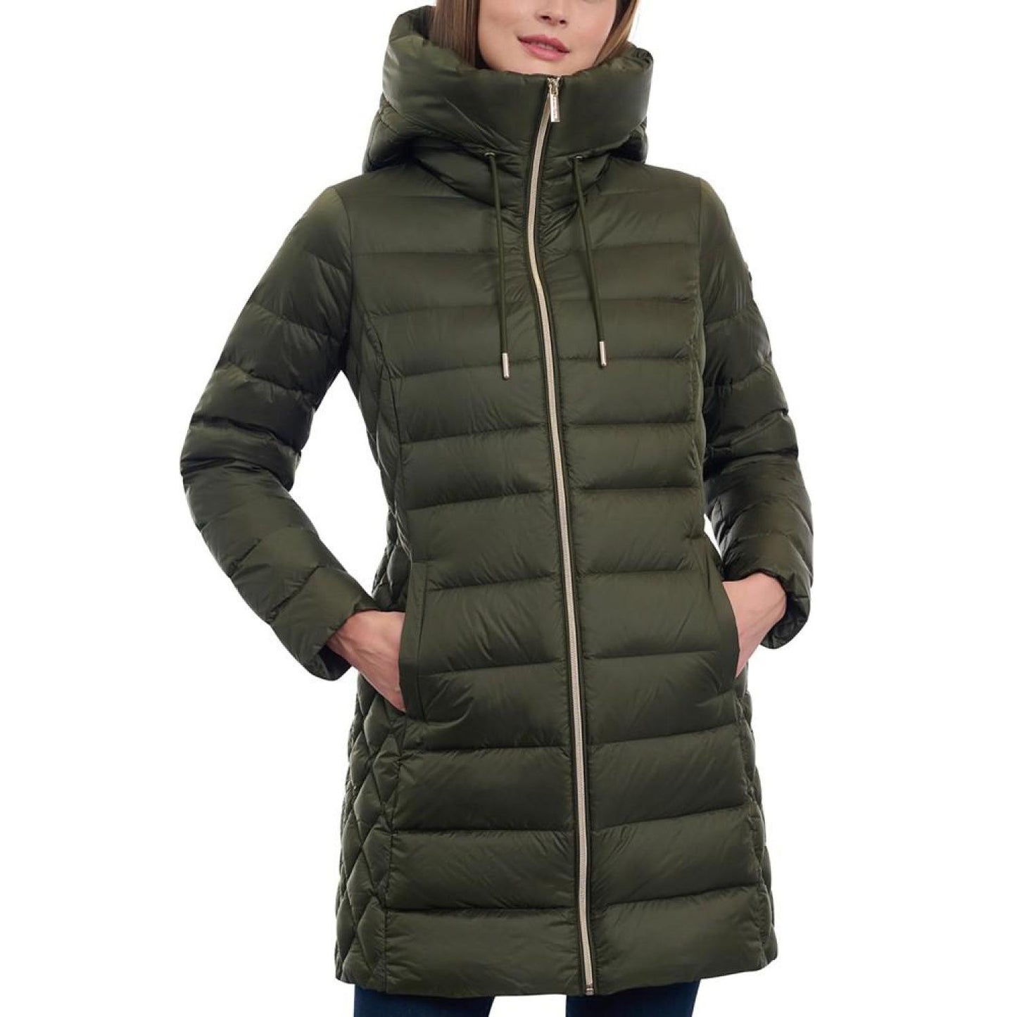 Women's Hooded Down Packable Puffer Coat, Created for Macy's