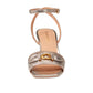 Kyra Metallic Leather Sandal