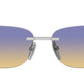 Prada PR 68ZS 1BC06Z Rectangle Sunglasses