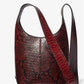 Dede Mini Python Embossed Leather Hobo Bag