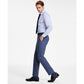 Men's Modern-Fit Plaid Wool Blend Suit Trousers