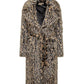 Michael Michael Kors Leopard Print Faux Fur Robe Coat