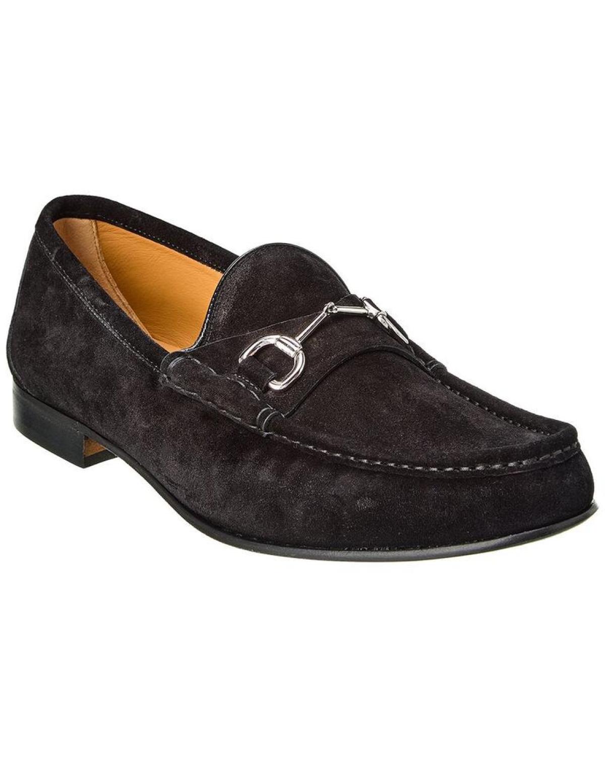 Gucci Horsebit Suede Loafer