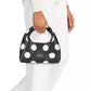 The Mini Sack Polka Dot Leather Top Handle Bag