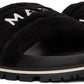 Black 'The Terry Slide' Sandals