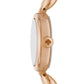 Women's Monroe Three-Hand Quartz Rose Gold-Tone Stainless Steel Watch, 24mm